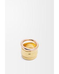 Loewe - Nappa Knot Ring In Sterling Silver - Lyst