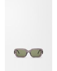 Loewe - Rectangular Slim Sunglasses For - Lyst