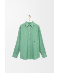 Loewe - Camisa En Seda Mujer - Lyst