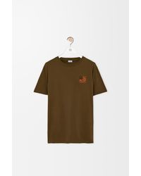 Loewe - Camiseta De Corte Regular En Algodónsize Hombre - Lyst