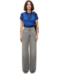 Loewe - High Waisted Jeans In Cotton - Lyst