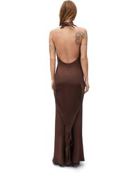 Loewe - Luxury Scarf Dress In Silk For - Lyst