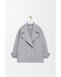 Loewe - Pebble Peacoat - Lyst
