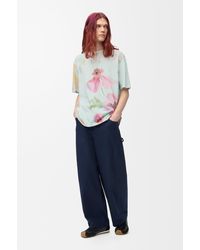 Loewe - Printed Relaxed-Fit Cotton-Jersey T-Shirt - Lyst