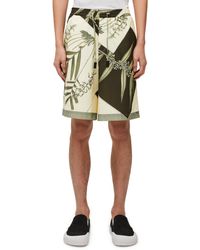 Loewe - Luxury Shorts In Cotton And Silk - Lyst