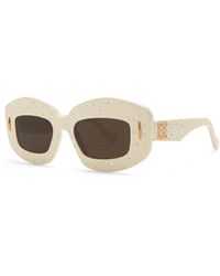 Loewe - Smooth Pavé Screen Sunglasses In Acetate - Lyst