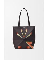 Loewe - Futurist Cat Medium Puzzle Fold Tote - Lyst