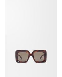 Loewe - Beveled Square Maxi Anagram Sunglasses For - Lyst
