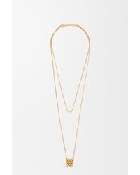 Loewe - Anagram Bombé Necklace For - Lyst