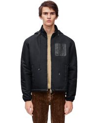 Loewe - Hooded Padded Jacket In Nylon - Lyst