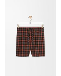 Loewe - Pantalón Corto En Mezcla De Lanasize Hombre - Lyst