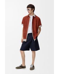 Loewe - Pleated Shorts - Lyst