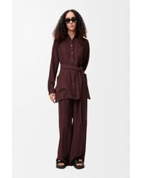 Loewe - Belted Blouse - Lyst