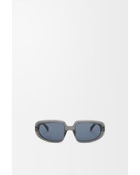 Loewe - Mini Anagram Steps Rectangular Sunglasses Mujer - Lyst