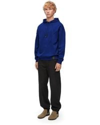 Loewe - Luxury Puzzle Relaxed Fit Hoodie In Cotton - Lyst