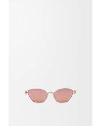 Loewe - Anagram Bombé Hexagon Sunglasses For - Lyst