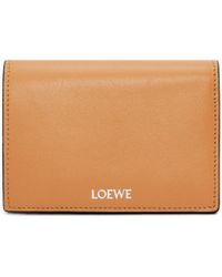 Loewe - Luxury Folded Wallet In Shiny Nappa Calfskin For - Lyst