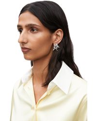 Loewe - Luxury Tarantella Earrings In Sterling Silver - Lyst
