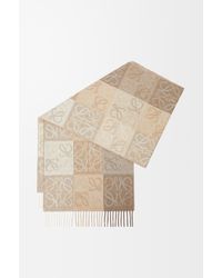 Loewe - Scarf In Wool And Cashmere - Lyst