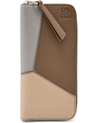 Loewe - Luxury Puzzle Zipped Open Wallet In Classic Calfskin For - Lyst