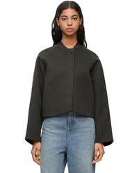Loewe - Luxury Jacket In Wool And Cashmere - Lyst