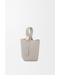 Loewe - Luxury Mini Pebble Bucket In Smooth Calfskin - Lyst