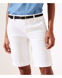 LOFT Bermuda Shorts - White