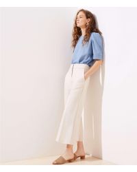 LOFT Wide Leg Riviera Trousers - Multicolour