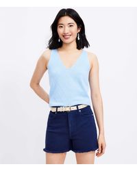 loft cut off shorts