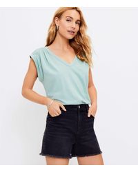 loft cut off shorts
