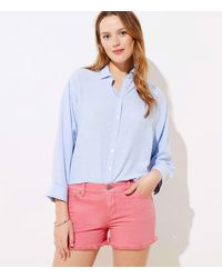 loft cut off shorts
