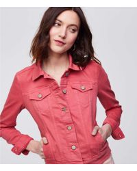 loft petite denim jacket