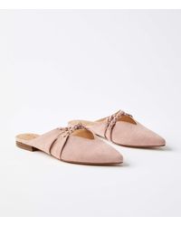 LOFT Pointy Toe Mules - Pink