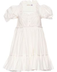 Unttld Courtney Puff Sleeve Mini Dress - White