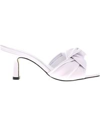 by far lana knotted suede mules