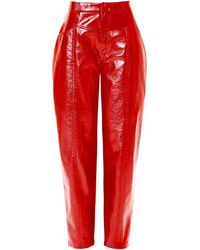 AGGI Madison High Risk Red Trousers