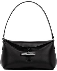 Longchamp - Bamboo-Detailed Leather Hobo Shoulder Bag - Lyst