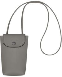 Longchamp - Funda de teléfono con cordón de piel Le Pliage Xtra - Lyst