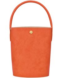 Longchamp Bolso saco Épure - Naranja