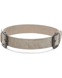 Max Mara - Suede Belt With Studs - Lyst