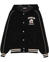 BBCICECREAM - Cotton Hooded Bomber Jacket - Lyst