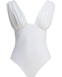 Zimmermann - Draped One-Piece Swimsuit - Lyst
