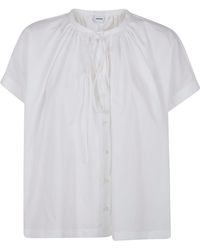 Aspesi - Short Sleeves Oversized Shirt - Lyst