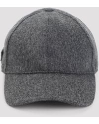 Prada - Virgin Wool Hat - Lyst