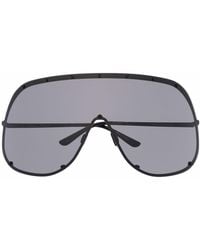 Rick Owens - Oversized Shield-Frame Sunglasses - Lyst
