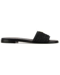 Prada - Woven Sandals - Lyst