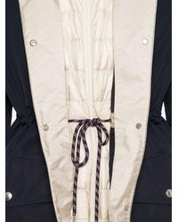 Moncler - Begonia Parka Marine Hood - Lyst