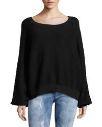 Free People Found My Friend Sweatshirt - Black