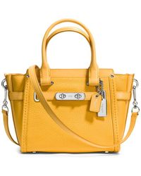 COACH Swagger 21 Bag - Yellow