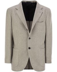 Kiton - Single-Breasted Cashmere Jacket - Lyst